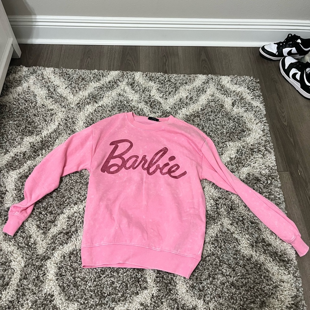 Sparkle Barbie Sweatshirt Size Small